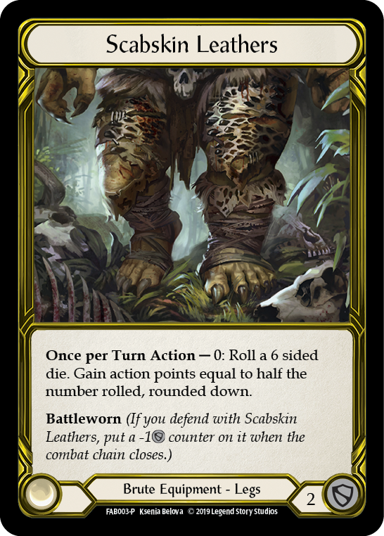 Scabskin Leathers [FAB003-P] (Promo)  1st Edition Cold Foil - Golden | Webway Games