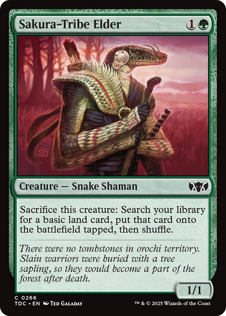 Sakura-Tribe Elder [Tarkir: Dragonstorm Commander] | Webway Games
