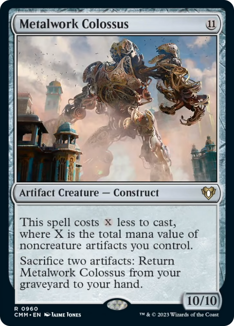 Metalwork Colossus [Commander Masters] | Webway Games