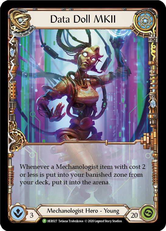 Data Doll MKII [HER027] (Promo)  Cold Foil | Webway Games