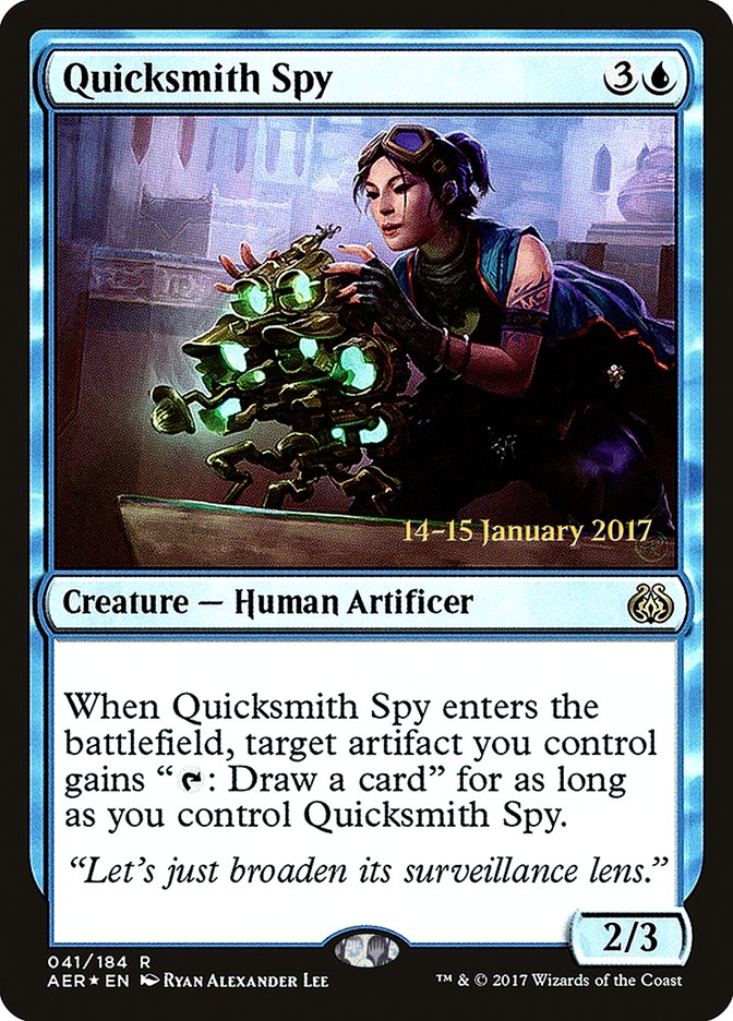 Quicksmith Spy [Aether Revolt Prerelease Promos] | Webway Games