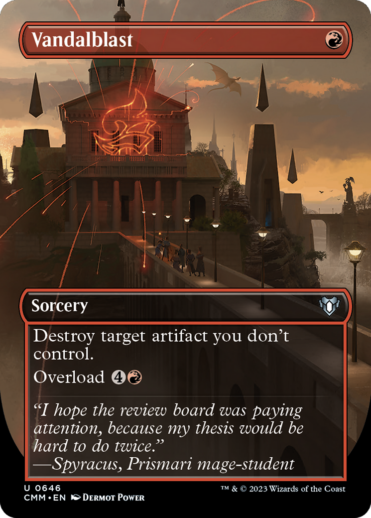Vandalblast (Borderless Alternate Art) [Commander Masters] | Webway Games