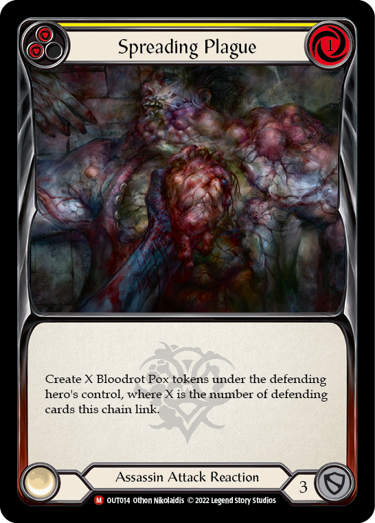 Spreading Plague [OUT014] (Outsiders)  Rainbow Foil | Webway Games