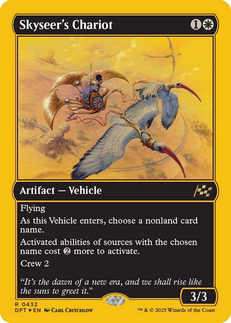 Skyseer's Chariot (First-Place Foil) [Aetherdrift] | Webway Games