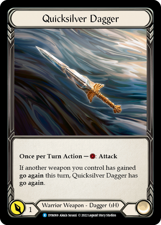 Quicksilver Dagger [DYN069] (Dynasty)  Cold Foil | Webway Games
