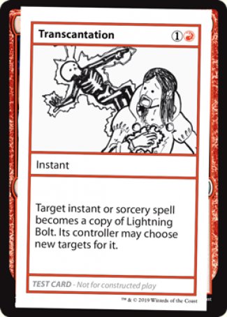 Transcantation (2021 Edition) [Mystery Booster Playtest Cards] | Webway Games