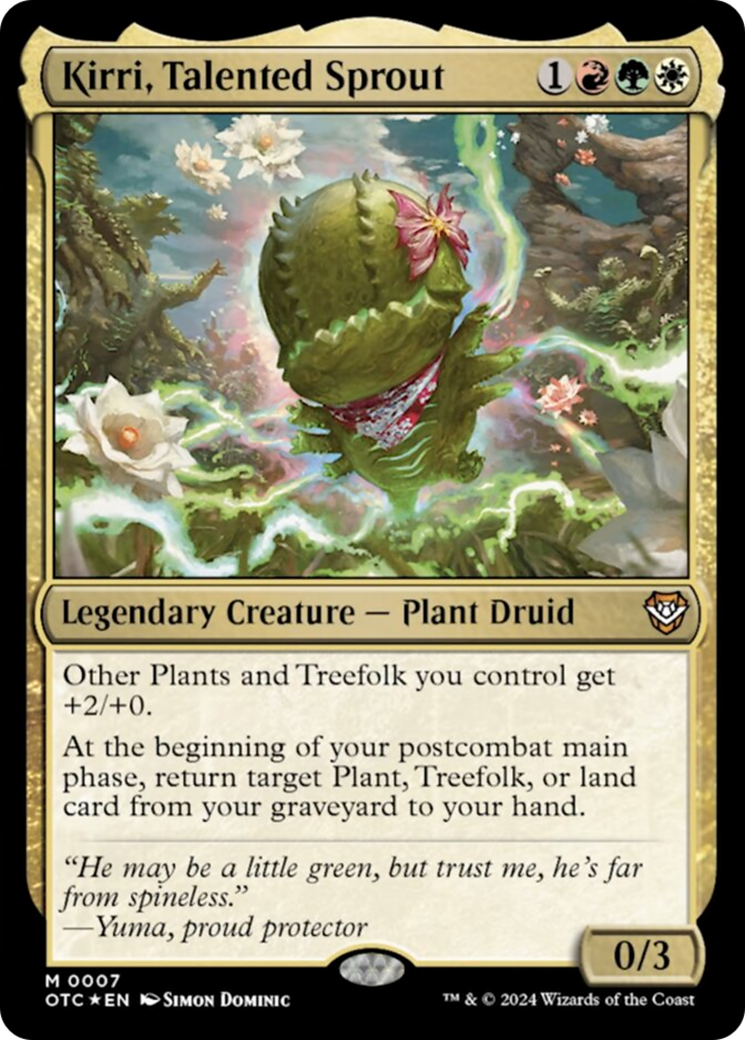 Kirri, Talented Sprout [Outlaws of Thunder Junction Commander] | Webway Games