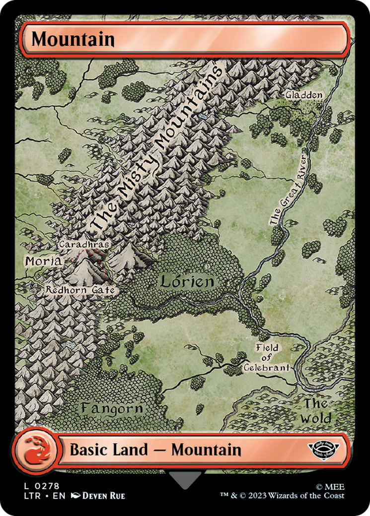 Mountain (278) [The Lord of the Rings: Tales of Middle-Earth] | Webway Games