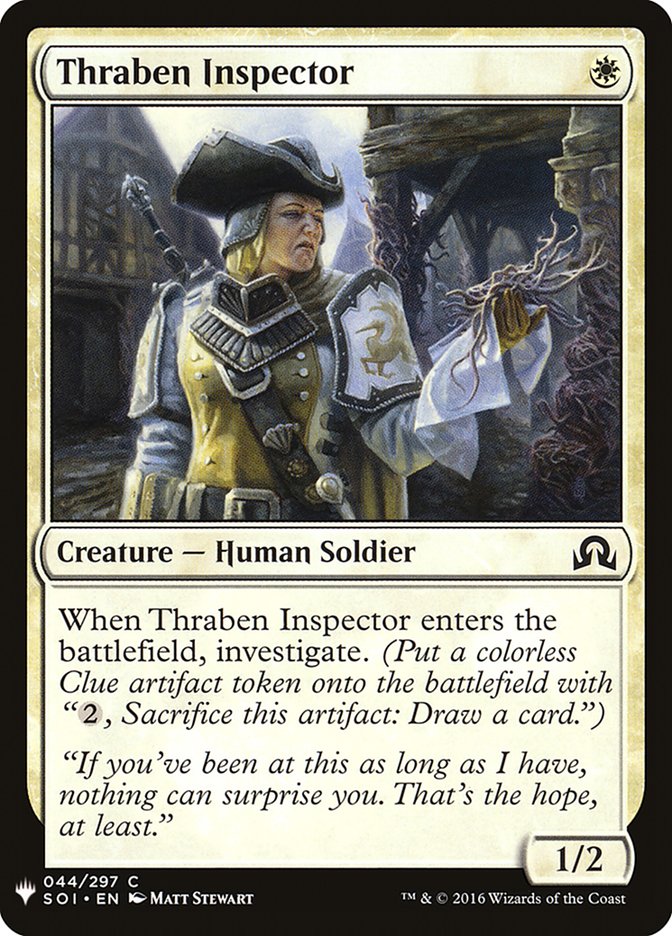 Thraben Inspector [Mystery Booster] | Webway Games