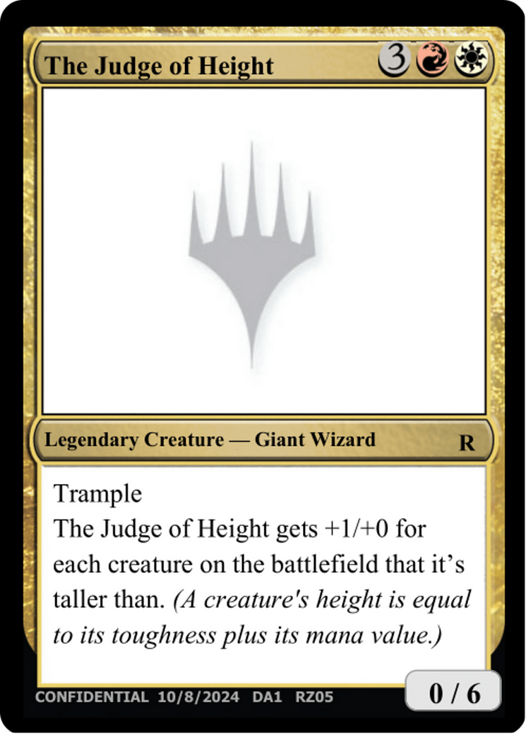 The Judge of Height [Unknown Event] | Webway Games