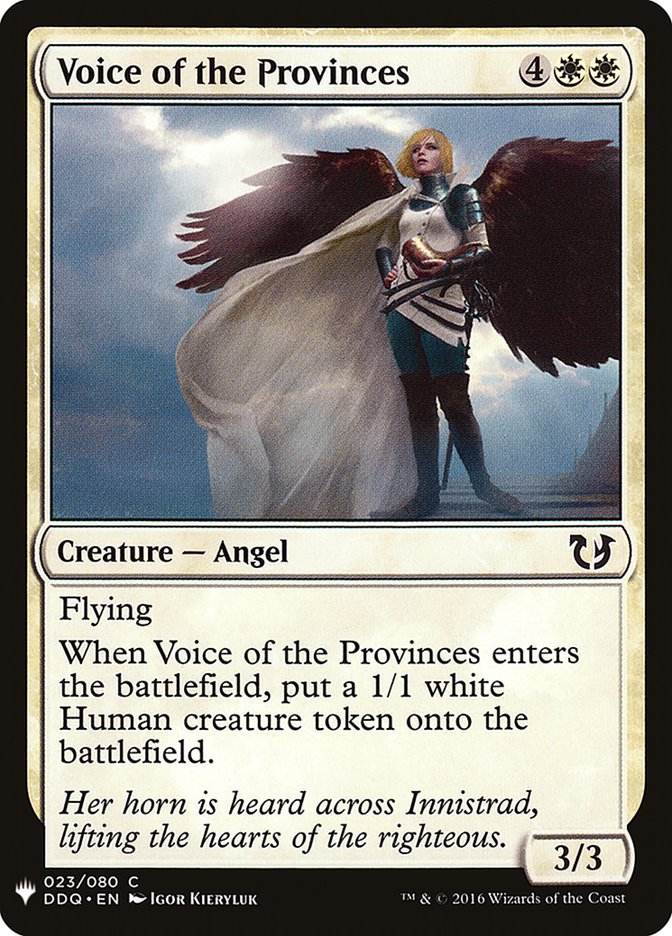 Voice of the Provinces [Mystery Booster] | Webway Games