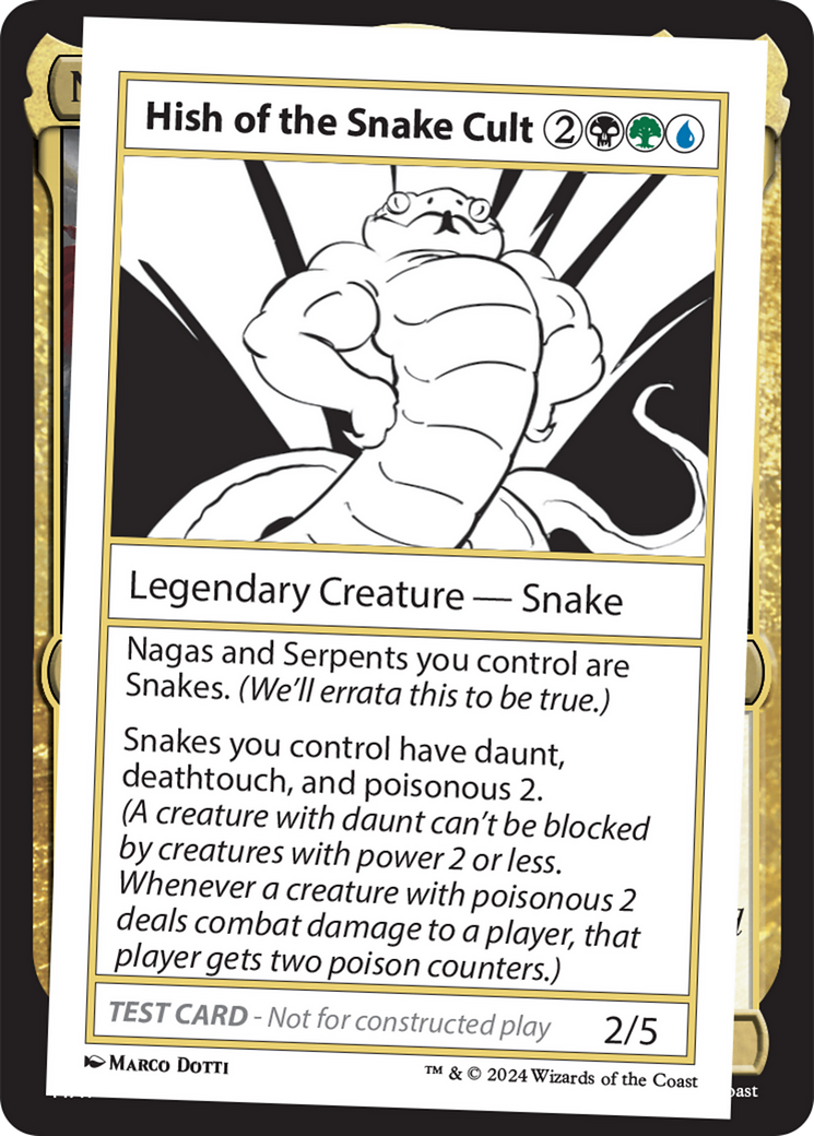 Hish of the Snake Cult [Mystery Booster 2 Playtest Cards] | Webway Games
