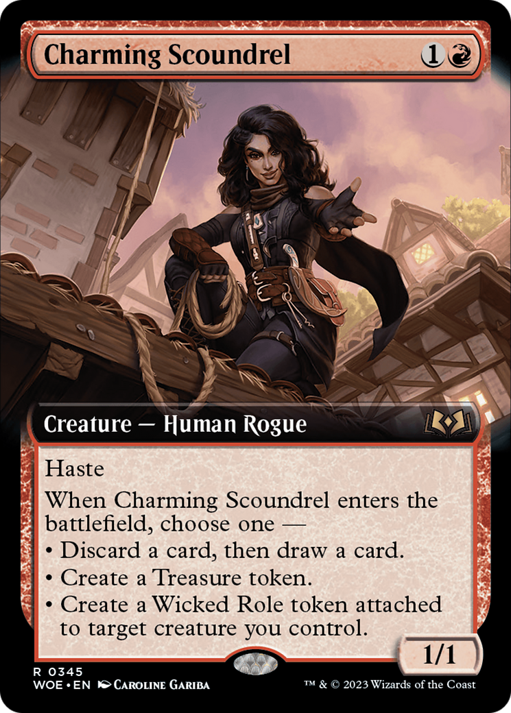 Charming Scoundrel (Extended Art) [Wilds of Eldraine] | Webway Games