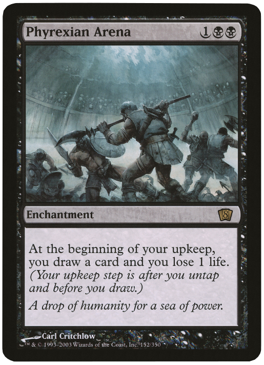 Phyrexian Arena (Oversized) [Eighth Edition Box Topper] | Webway Games