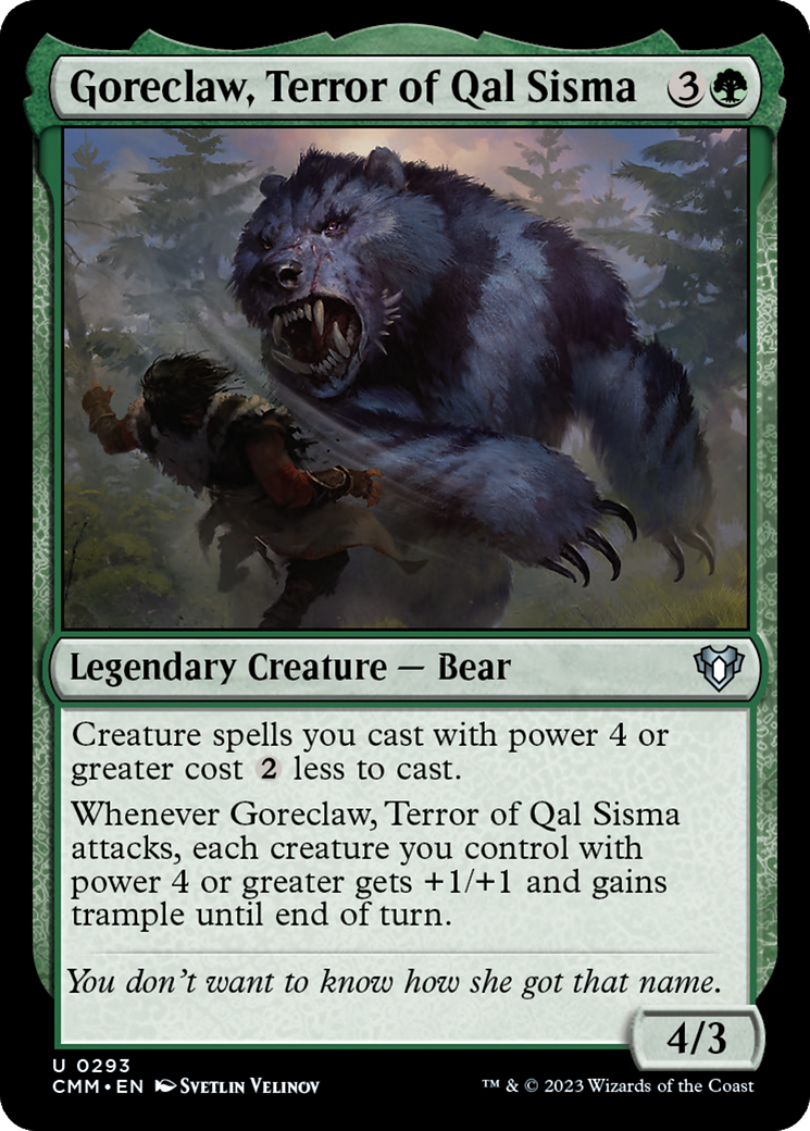 Goreclaw, Terror of Qal Sisma [Commander Masters] | Webway Games