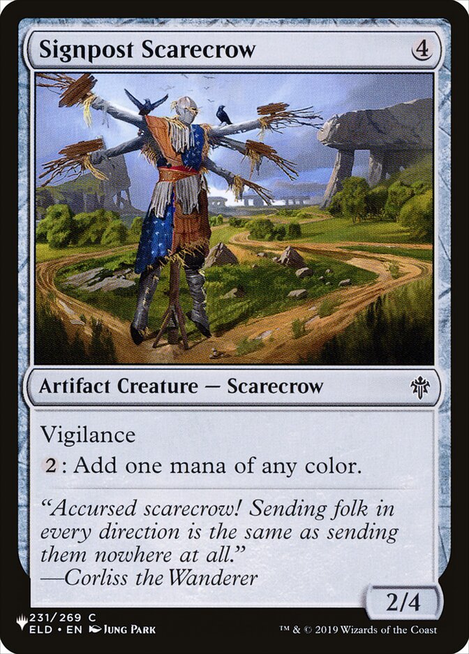 Signpost Scarecrow [The List] | Webway Games