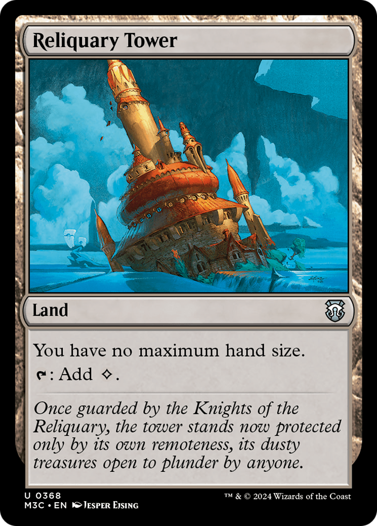 Reliquary Tower (Ripple Foil) [Modern Horizons 3 Commander] | Webway Games