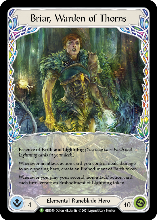 Briar, Warden of Thorns [HER050] (Promo)  Rainbow Foil | Webway Games