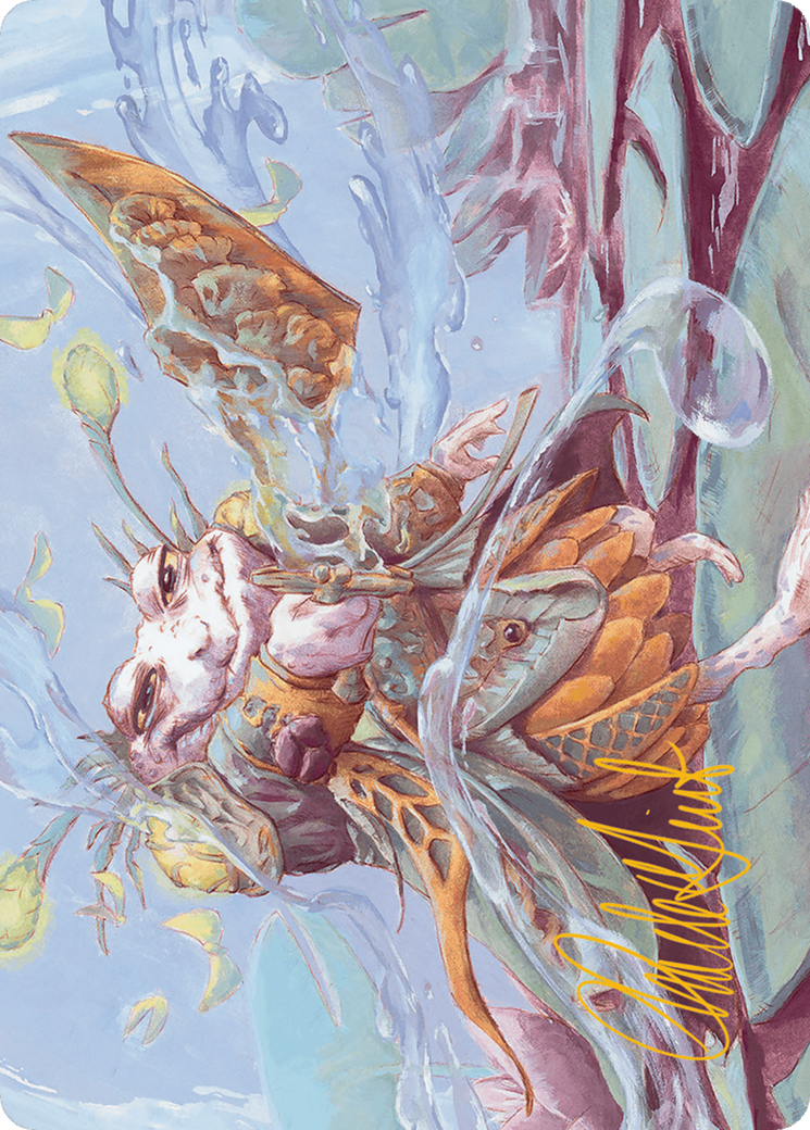 Glarb, Calamity's Augur Art Card (Gold-Stamped Signature) [Bloomburrow Art Series] | Webway Games