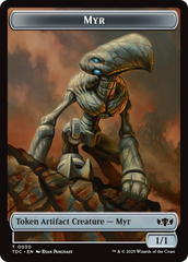 Snake // Myr Double-Sided Token [Tarkir: Dragonstorm Commander Tokens] | Webway Games