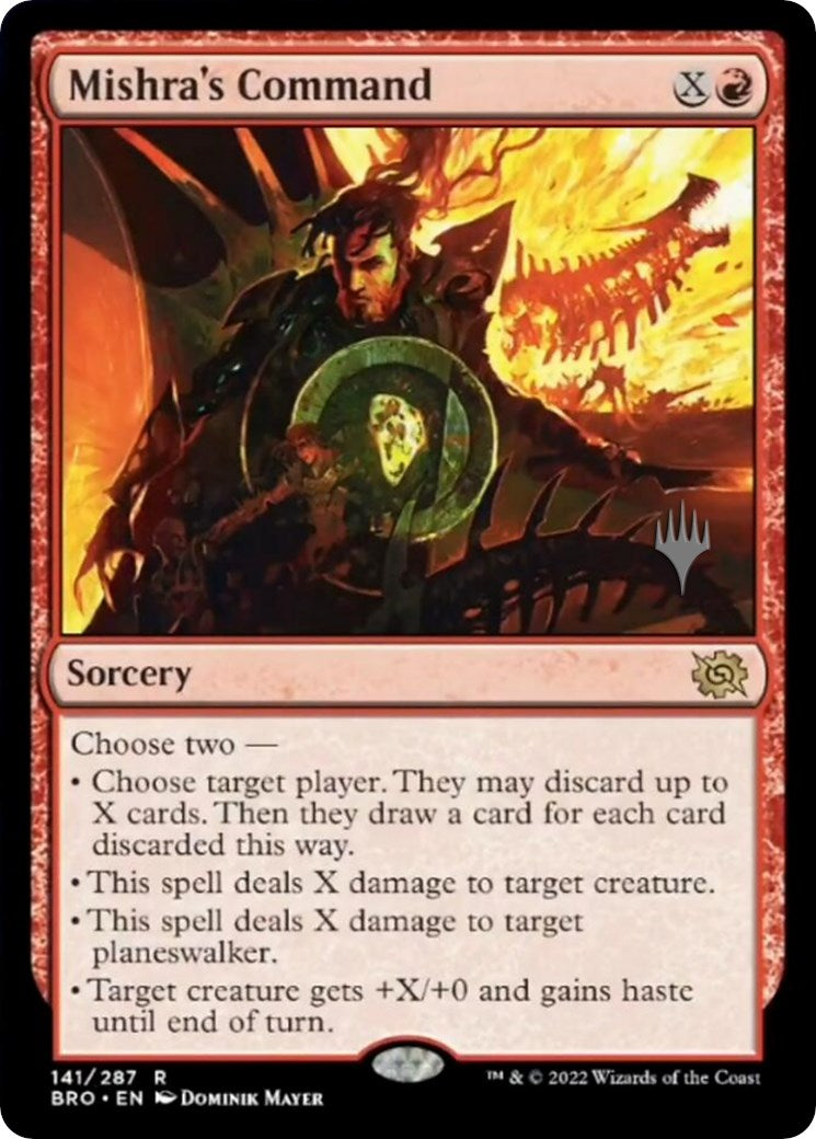 Mishra's Command (Promo Pack) [The Brothers' War Promos] | Webway Games