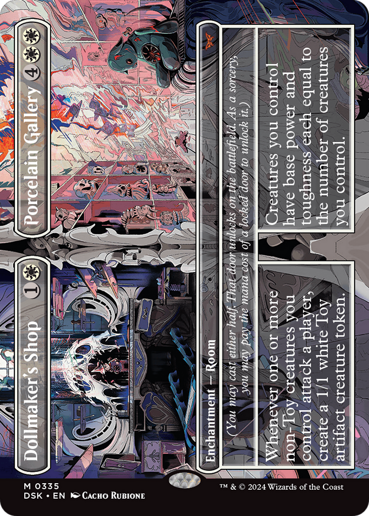 Dollmaker's Shop // Porcelain Gallery (Borderless) [Duskmourn: House of Horror] | Webway Games