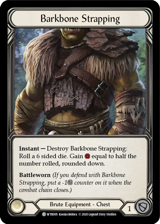 Barkbone Strapping [U-WTR005] (Welcome to Rathe Unlimited)  Unlimited Rainbow Foil | Webway Games