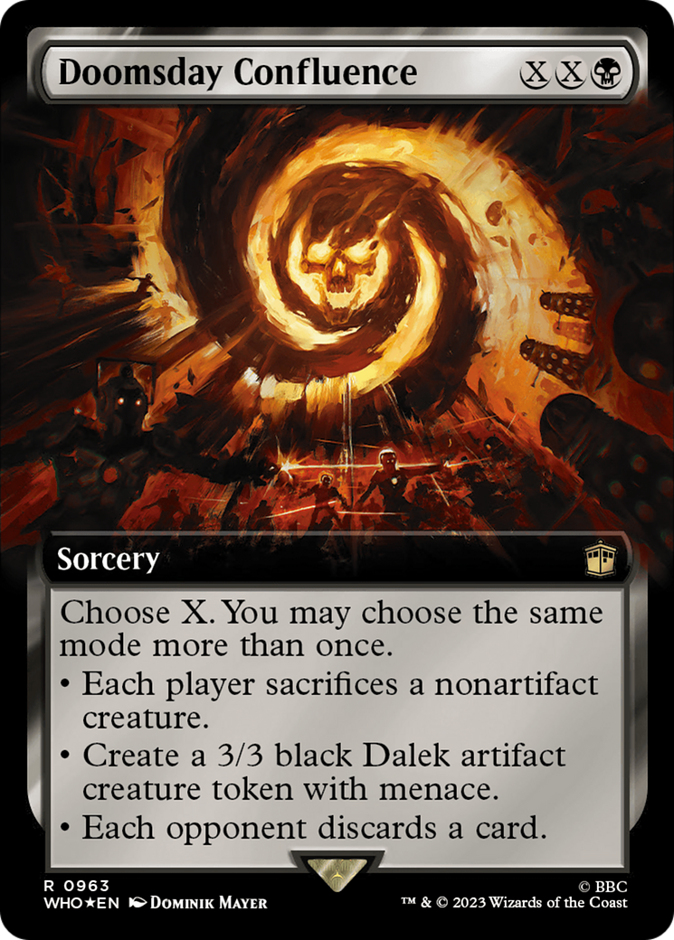 Doomsday Confluence (Extended Art) (Surge Foil) [Doctor Who] | Webway Games