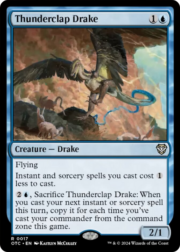 Thunderclap Drake [Outlaws of Thunder Junction Commander] | Webway Games