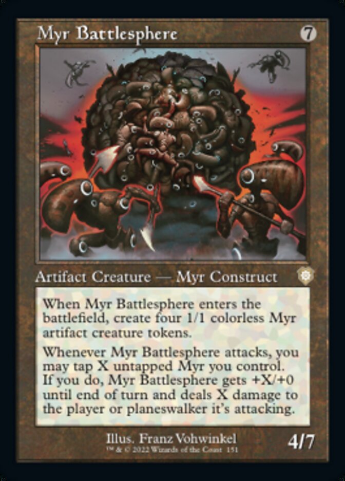 Myr Battlesphere (Retro) [The Brothers' War Commander] | Webway Games