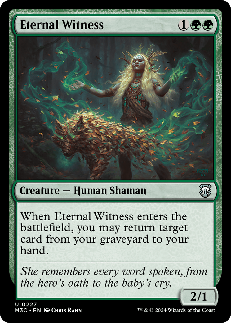Eternal Witness [Modern Horizons 3 Commander] | Webway Games