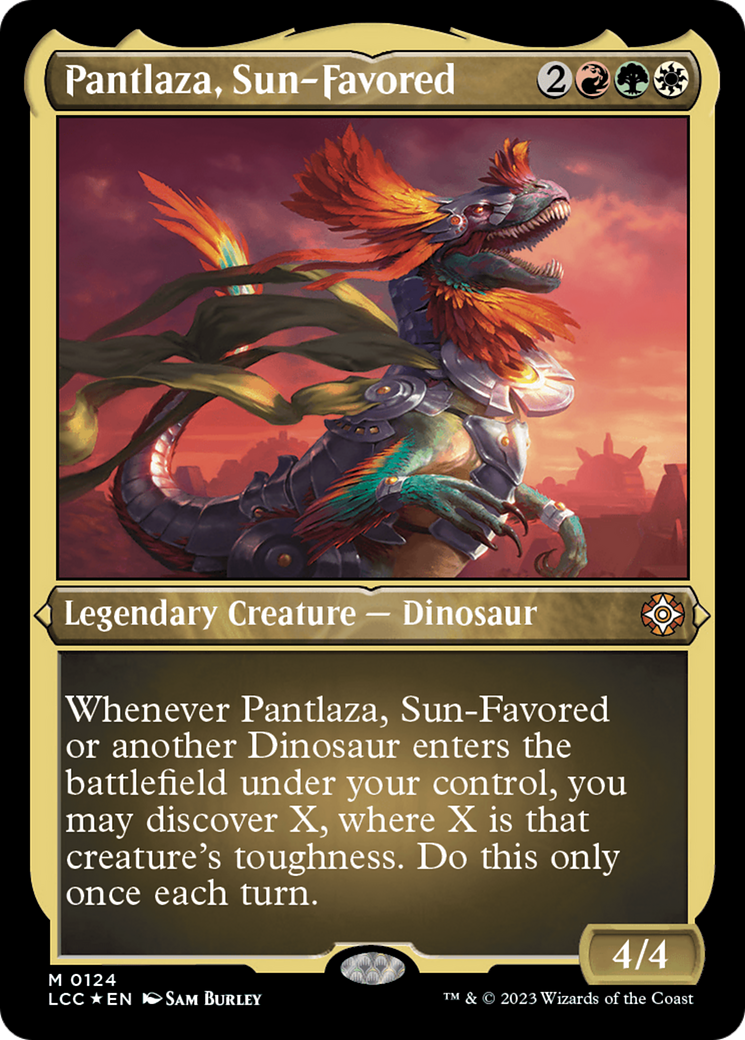 Pantlaza, Sun-Favored (Display Commander) [The Lost Caverns of Ixalan Commander] | Webway Games