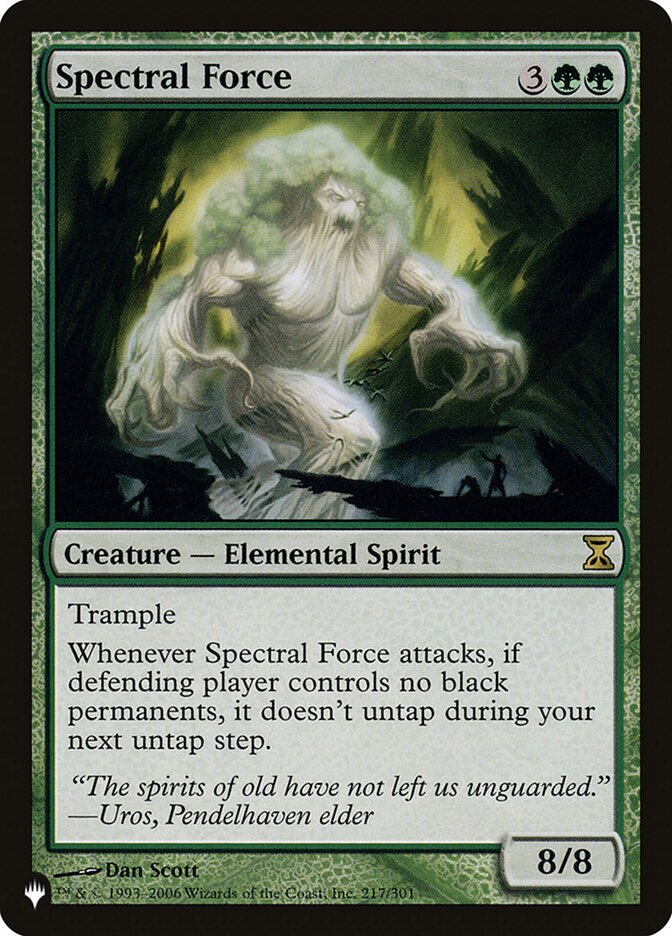 Spectral Force [The List] | Webway Games
