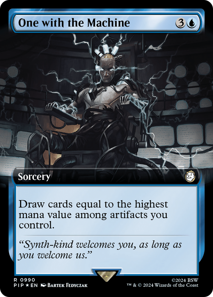 One with the Machine (Extended Art) (Surge Foil) [Fallout] | Webway Games