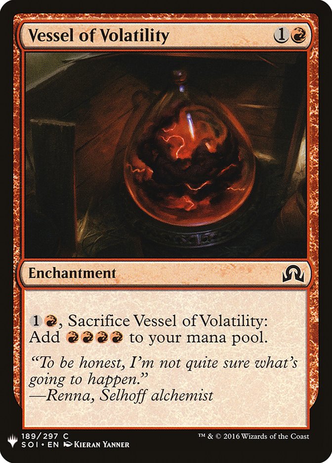 Vessel of Volatility [Mystery Booster] | Webway Games