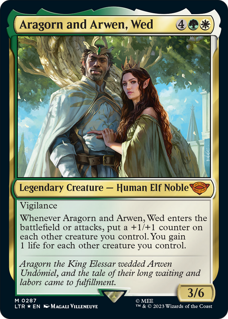 Aragorn and Arwen, Wed [The Lord of the Rings: Tales of Middle-Earth] | Webway Games
