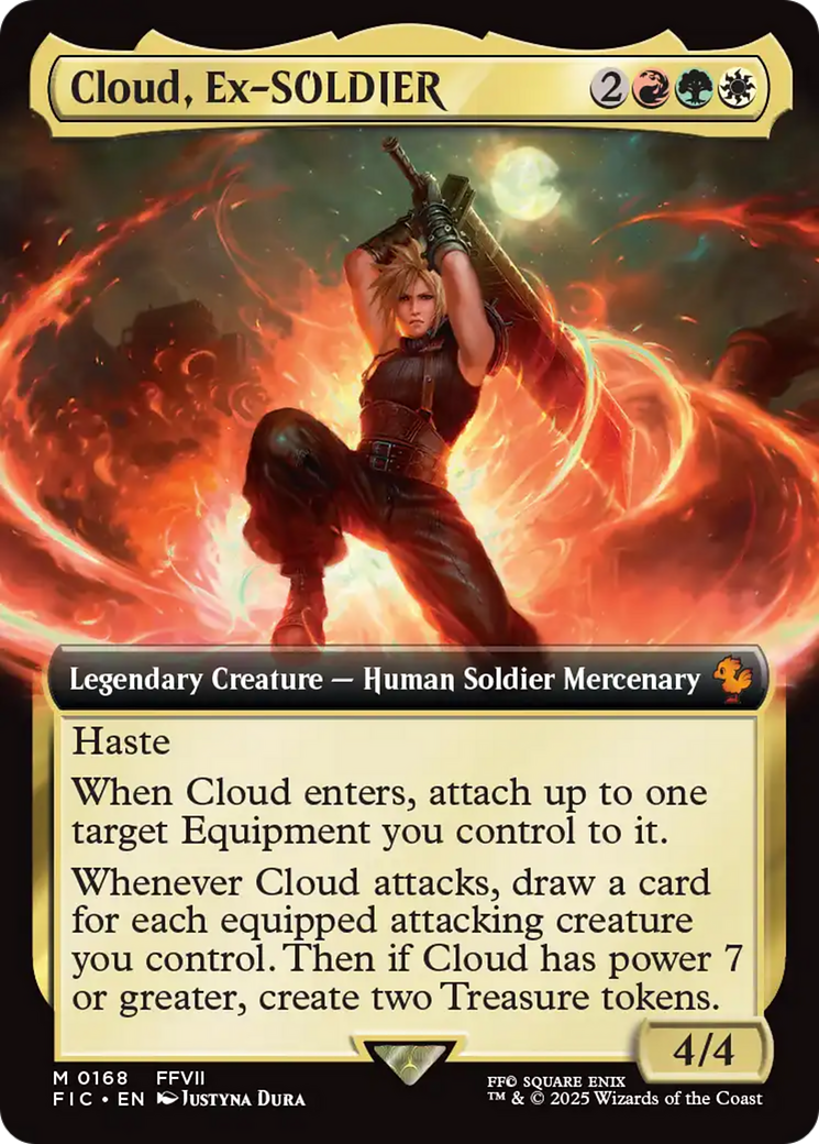 Cloud, Ex-SOLDIER (Extended Art) [FINAL FANTASY Commander] | Webway Games