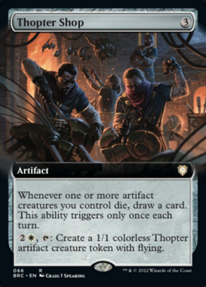 Thopter Shop (Extended Art) [The Brothers' War Commander] | Webway Games