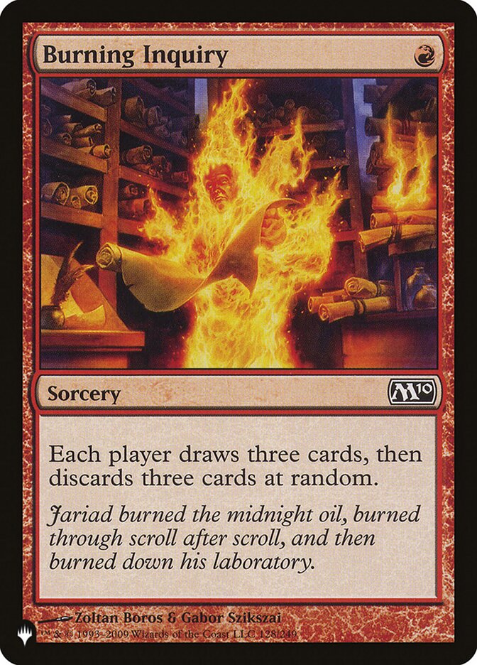 Burning Inquiry [The List] | Webway Games