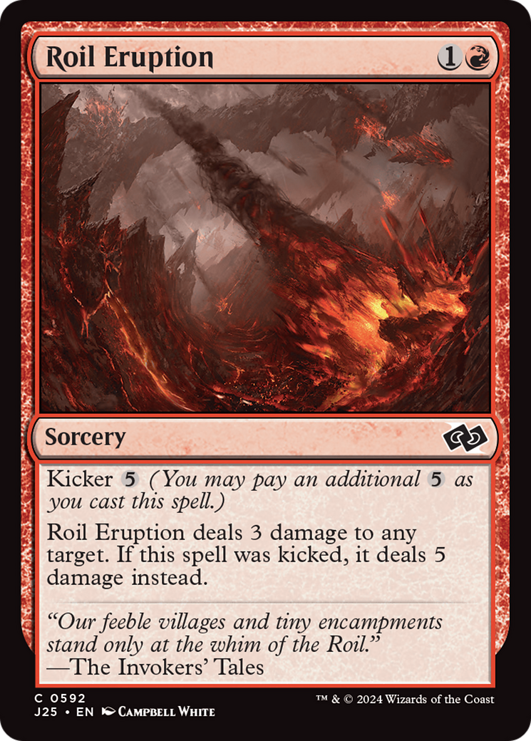 Roil Eruption [Foundations Jumpstart] | Webway Games
