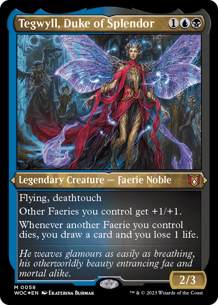 Tegwyll, Duke of Splendor (Display Commander) [Wilds of Eldraine Commander] | Webway Games