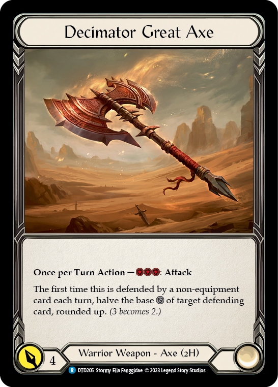 Decimator Great Axe [DTD205] (Dusk Till Dawn) | Webway Games