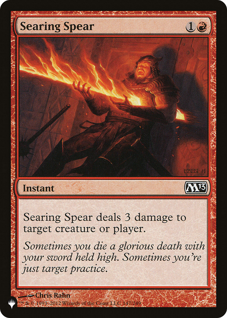 Searing Spear [The List] | Webway Games