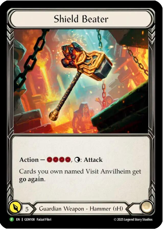 Shield Beater [GEM108] (GEM Pack 4)  Cold Foil | Webway Games