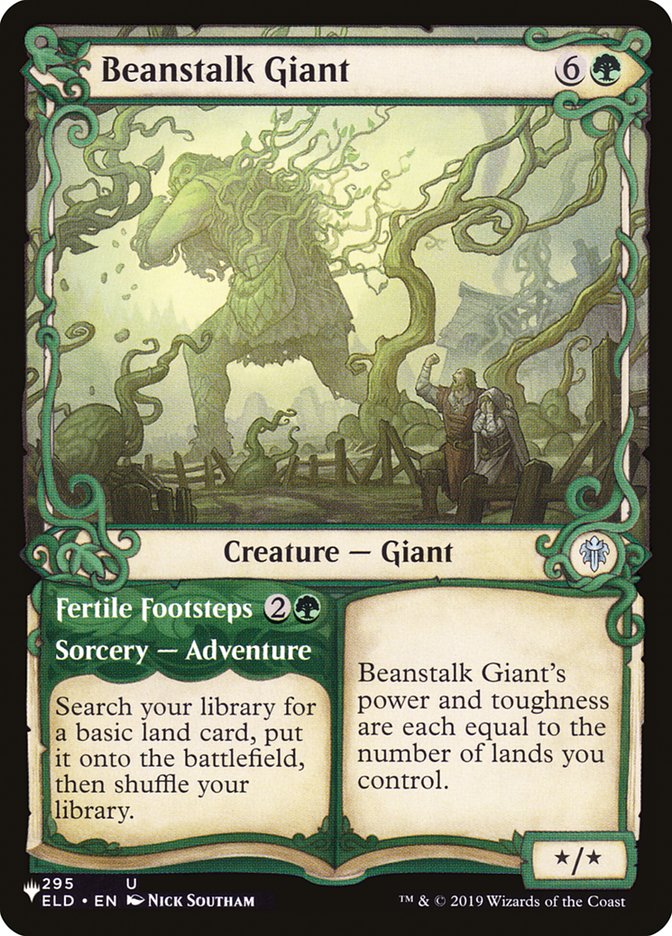 Beanstalk Giant // Fertile Footsteps (Showcase) [The List] | Webway Games