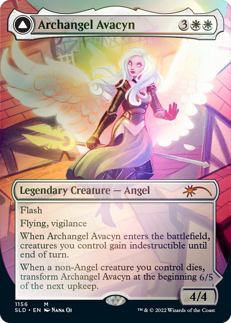 Archangel Avacyn // Avacyn, the Purifier (Borderless) [Secret Lair: From Cute to Brute] | Webway Games