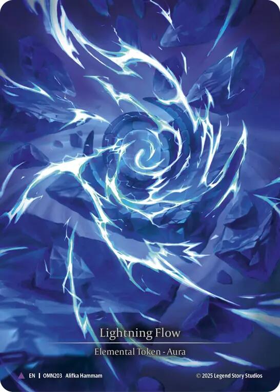 Lightning Flow (B) [OMN203] (Omens of the Third Age)  Cold Foil | Webway Games