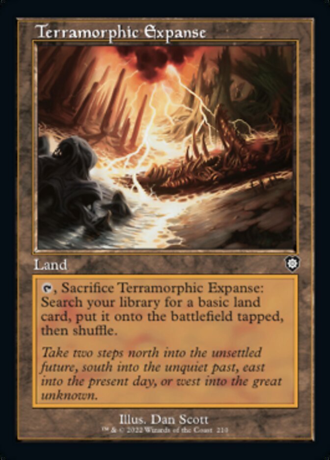 Terramorphic Expanse (Retro) [The Brothers' War Commander] | Webway Games