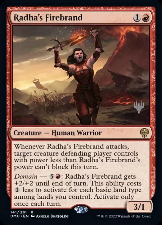 Radha's Firebrand (Promo Pack) [Dominaria United Promos] | Webway Games