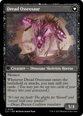 Visage of Dread // Dread Osseosaur [The Lost Caverns of Ixalan] | Webway Games